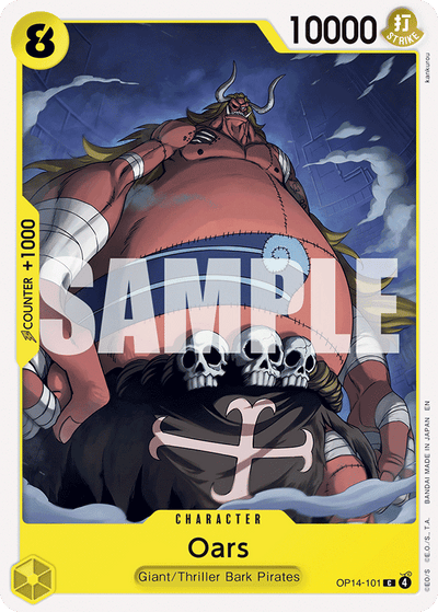 Oars OP14-101 The Azure Sea's Seven One Piece Karte