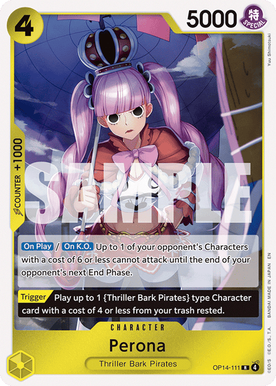Perona OP14-111 The Azure Sea's Seven One Piece Karte