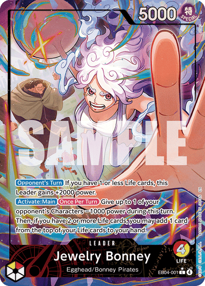 Jewelry Bonney EB04-001 (Parallel 1) Adventure on Kami's Island One Piece Karte