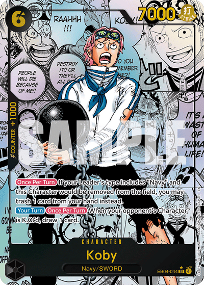 Koby EB04-044 (Parallel 2) Adventure on Kami's Island One Piece Karte