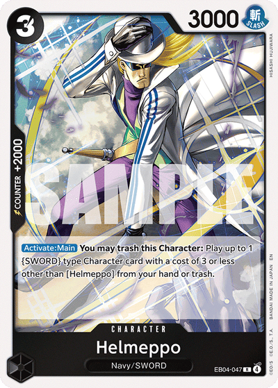 Helmeppo EB04-047 Adventure on Kami's Island One Piece Karte