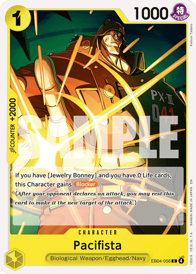 Pacifista EB04-056 Adventure on Kami's Island One Piece Karte