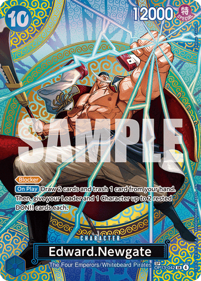 Edward.Newgate OP13-042 (Parallel 2) Adventure on Kami's Island One Piece Karte