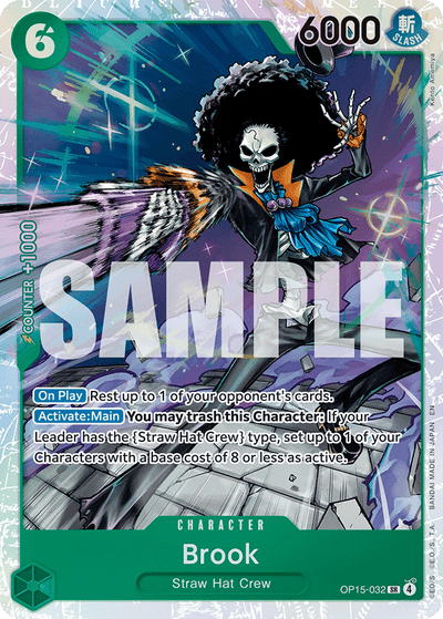 Brook OP15-032 Adventure on Kami's Island One Piece Karte