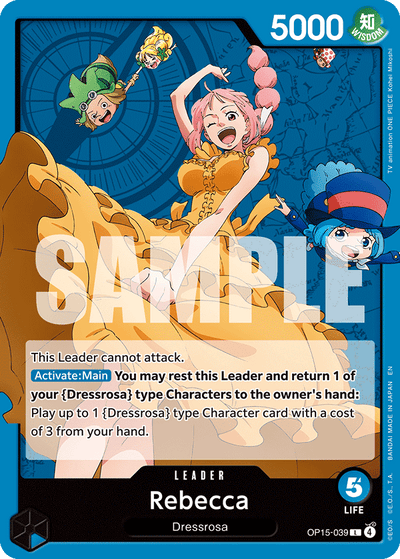 Rebecca OP15-039 Adventure on Kami's Island One Piece Karte