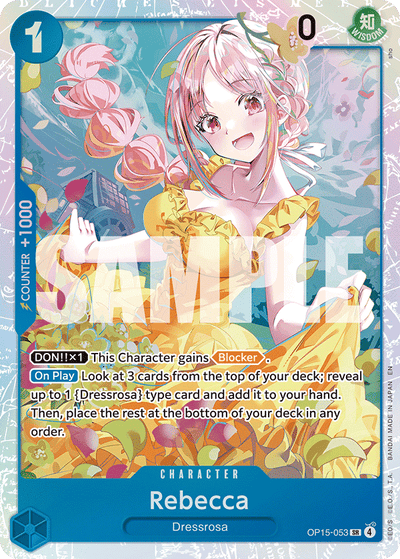 Rebecca OP15-053 Adventure on Kami's Island One Piece Karte