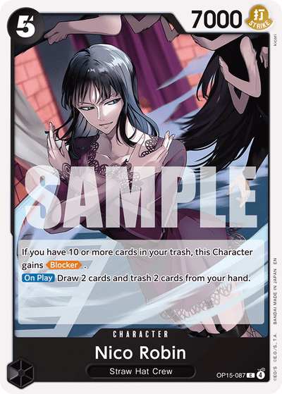 Nico Robin OP15-087 Adventure on Kami's Island One Piece Karte