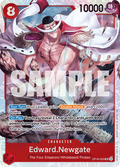 Edward.Newgate OP16-003 The Time of Battle One Piece Karte