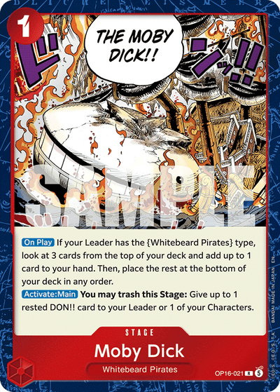 Moby Dick OP16-021 The Time of Battle One Piece Karte