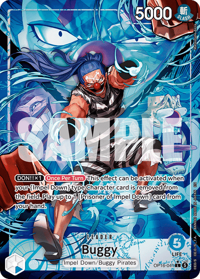 Buggy OP16-041 (Parallel 1) The Time of Battle One Piece Karte