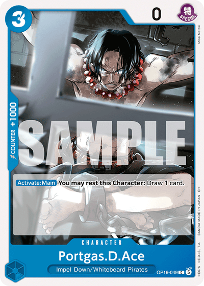 Portgas.D.Ace OP16-049 The Time of Battle One Piece Karte