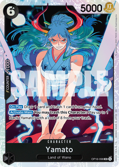 Yamato OP16-098 The Time of Battle One Piece Karte