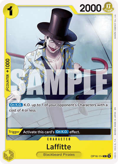 Laffitte OP16-114 The Time of Battle One Piece Karte