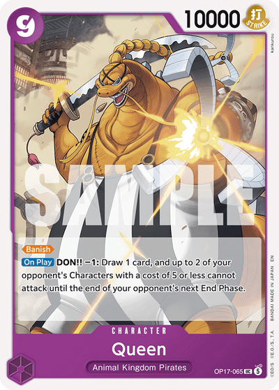 Queen OP17-065 The World's Strongest Warriors One Piece Karte