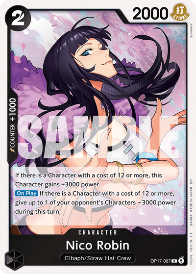 Nico Robin OP17-087 The World's Strongest Warriors One Piece Karte