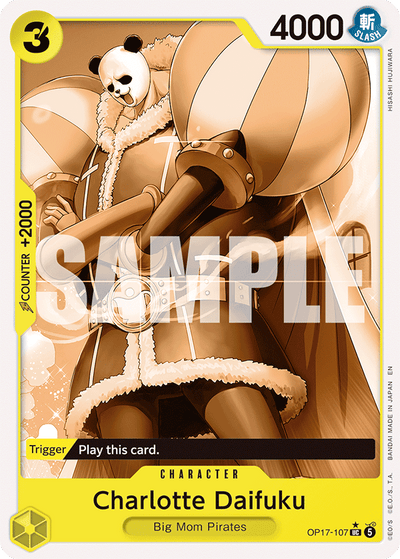 Charlotte Daifuku OP17-107 (Parallel 1) The World's Strongest Warriors One Piece Karte