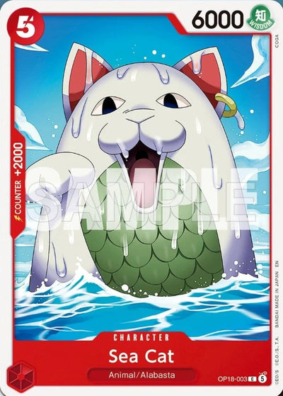 Sea Cat OP18-003 The Dominance of God One Piece Karte