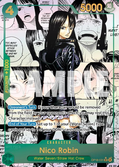 Nico Robin OP18-031 The Dominance of God One Piece Karte