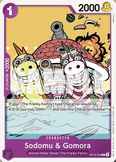 Sodomu & Gomora OP18-069 The Dominance of God One Piece Karte
