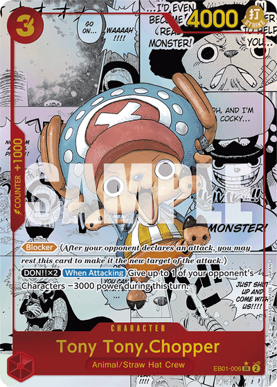 Tony Tony.Chopper EB01-006_r1 One Piece Card The Best One Piece Karte