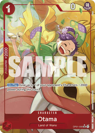 Otama OP01-006 (Parallel 5) One Piece Card The Best One Piece Karte