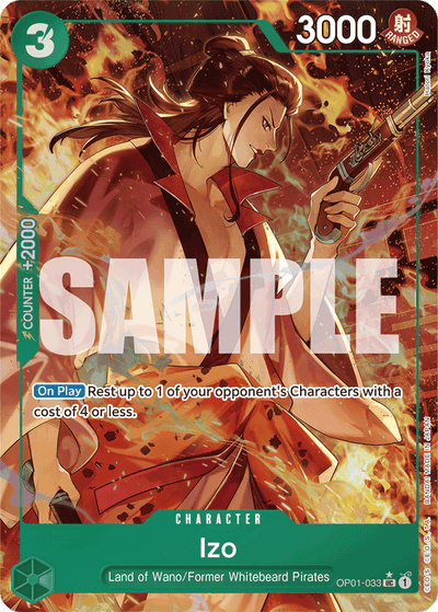 Izo OP01-033 (Parallel 5) One Piece Card The Best One Piece Karte