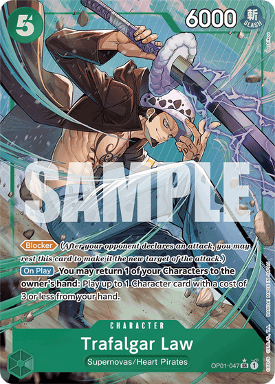 Trafalgar Law OP01-047 (Parallel 4) One Piece Card The Best One Piece Karte