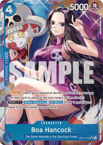 Boa Hancock OP01-078 (Parallel 4) One Piece Card The Best One Piece Karte