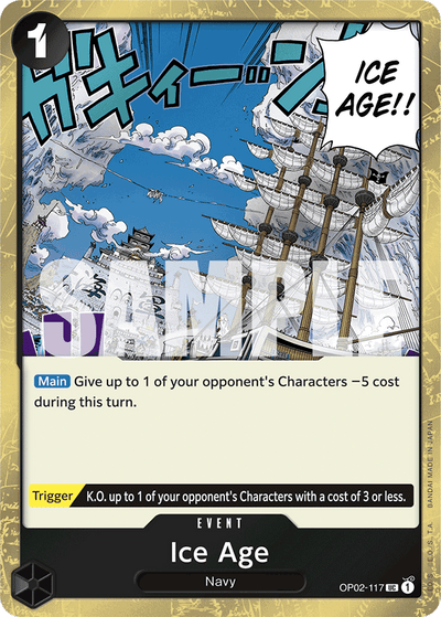 Ice Age OP02-117 (Parallel 5) One Piece Card The Best One Piece Karte