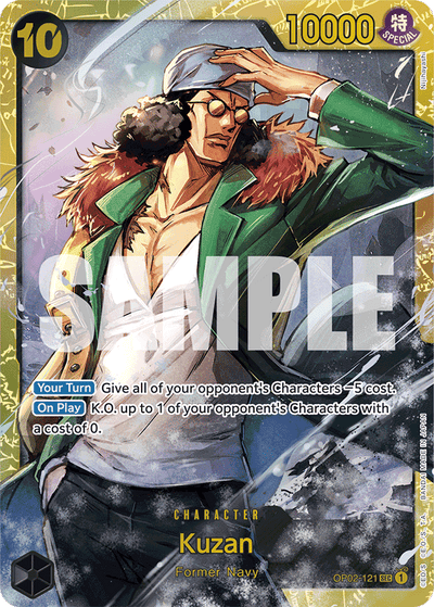 Kuzan OP02-121_r1 One Piece Card The Best One Piece Karte