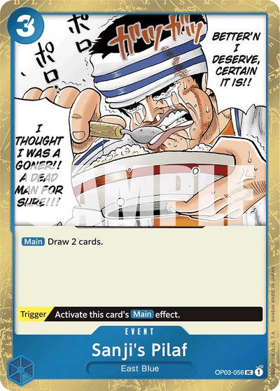 Sanji's Pilaf OP03-056 (Parallel 2) One Piece Card The Best One Piece Karte
