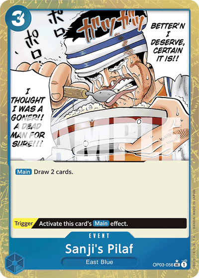 Sanji's Pilaf OP03-056 (Parallel 3) One Piece Card The Best One Piece Karte