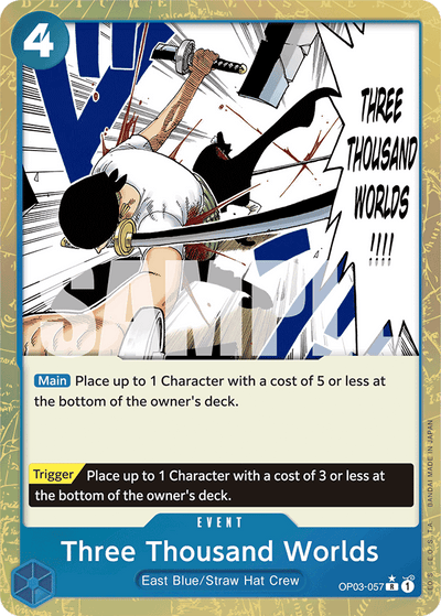 Three Thousand Worlds OP03-057 (Parallel 3) One Piece Card The Best One Piece Karte