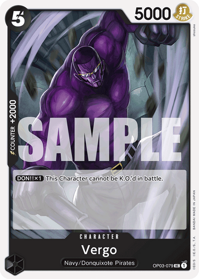 Vergo OP03-079_r2 One Piece Card The Best One Piece Karte