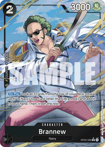 Brannew OP03-089 (Parallel 6) One Piece Card The Best One Piece Karte