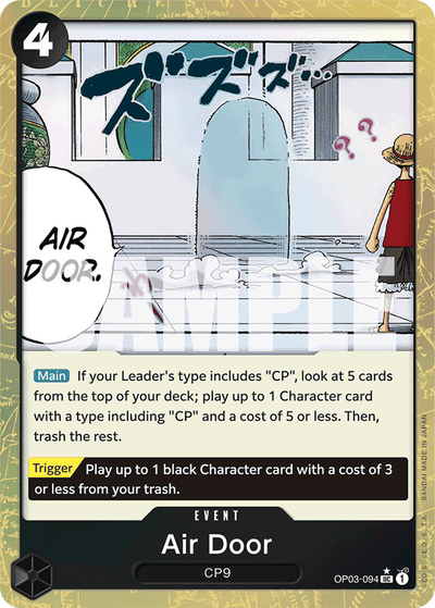 Air Door OP03-094 (Parallel 3) One Piece Card The Best One Piece Karte