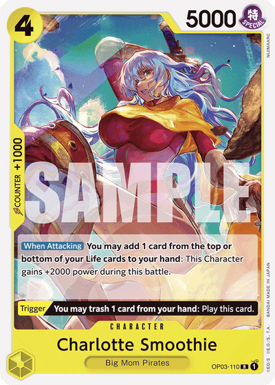 Charlotte Smoothie OP03-110_r2 One Piece Card The Best One Piece Karte
