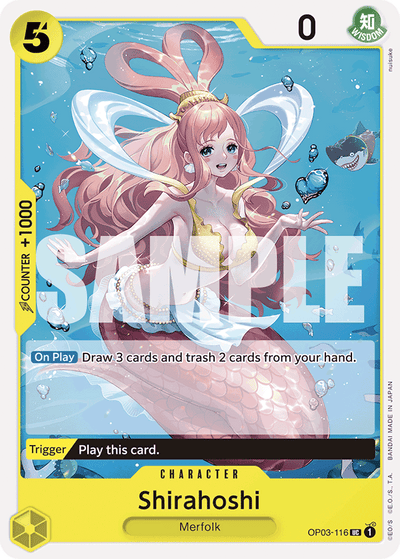 Shirahoshi OP03-116_r1 One Piece Card The Best One Piece Karte