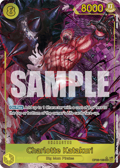Charlotte Katakuri OP03-123 (Parallel 4) One Piece Card The Best One Piece Karte