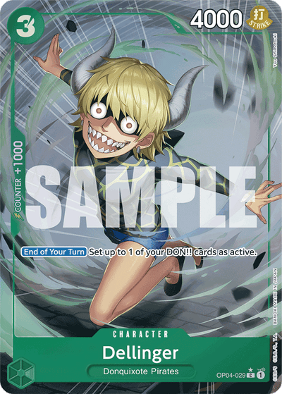 Dellinger OP04-029 (Parallel 3) One Piece Card The Best One Piece Karte