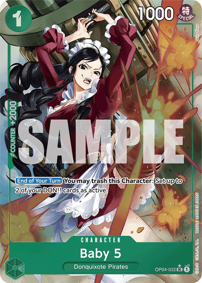 Baby 5 OP04-032 (Parallel 3) One Piece Card The Best One Piece Karte