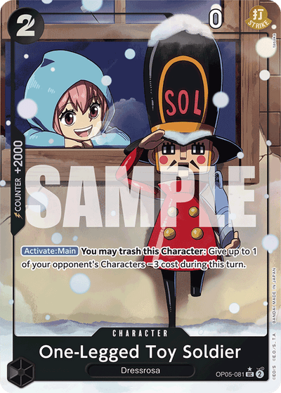 One-Legged Toy Soldier OP05-081 (Parallel 4) One Piece Card The Best One Piece Karte