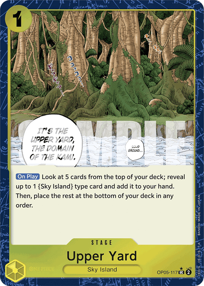 Upper Yard OP05-117 (Parallel 3) One Piece Card The Best One Piece Karte