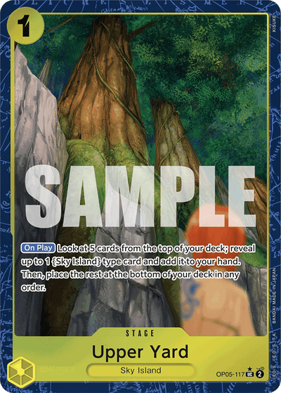 Upper Yard OP05-117 (Parallel 4) One Piece Card The Best One Piece Karte