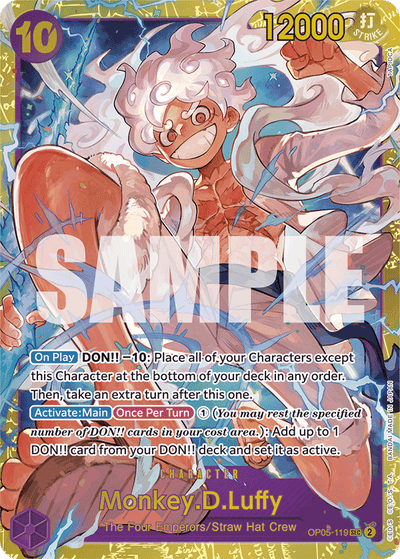 Monkey.D.Luffy OP05-119_r1 One Piece Card The Best One Piece Karte