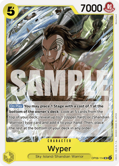 Wyper OP06-114_r1 One Piece Card The Best One Piece Karte