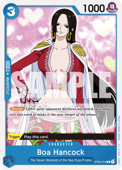 Boa Hancock ST03-013_r1 One Piece Card The Best One Piece Karte