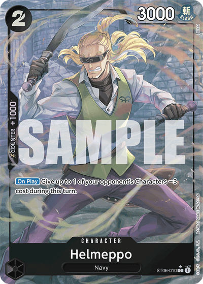 Helmeppo ST06-010 (Parallel 3) One Piece Card The Best One Piece Karte