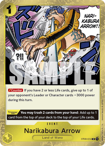 Narikabura Arrow ST09-014 (Parallel 2) One Piece Card The Best One Piece Karte