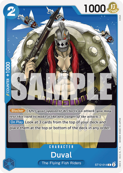 Duval ST12-014_r1 One Piece Card The Best One Piece Karte